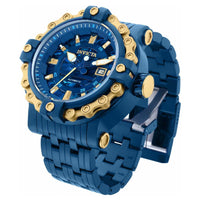 Invicta Men's Automatic Watch - Excursion Blue Dial Stainless Steel Bracelet | 35180 ,