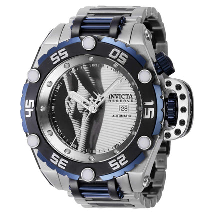 Invicta Men's Automatic Watch - Flying Fox Dark Blue, Black, Silver Bracelet | 40584 ,