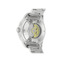 Invicta Men's Automatic Watch - Grand Diver Orange Dial Silver Steel Bracelet | 4186 ,