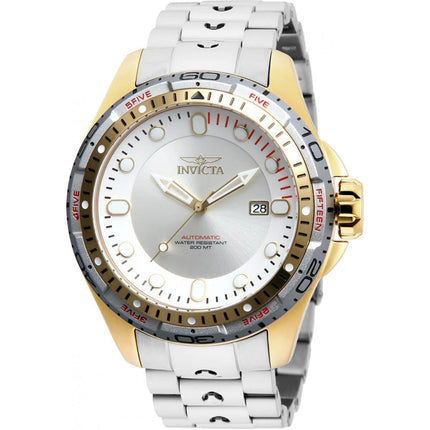 Invicta Men's Automatic Watch - Hydromax Antique Silver Dial Bracelet | 32238 ,