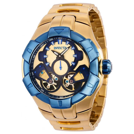 Invicta Men's Automatic Watch - Hydromax Champagne Dial Blue Bezel Bracelet | 34561 ,
