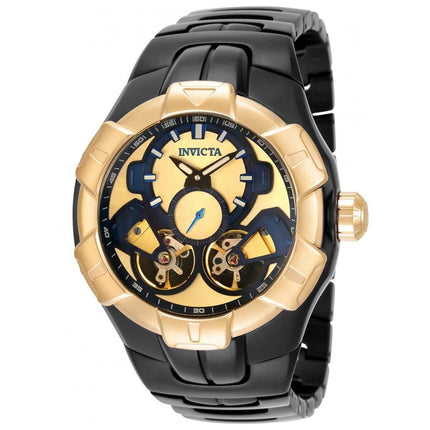 Invicta Men's Automatic Watch - Hydromax Champagne Dial Gold Tone Bezel | 34562 ,