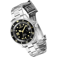 Invicta Men's Automatic Watch - Jason Taylor Black Dial Silver Tone Bracelet | 30198 ,