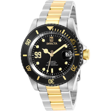 Invicta Men's Automatic Watch - Jason Taylor Black Dial Two Tone Bracelet | 30210 ,