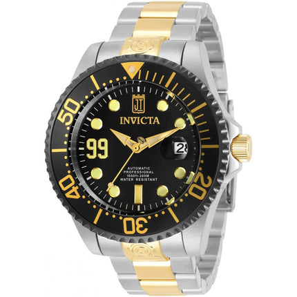 Invicta Men's Automatic Watch - Jason Taylor Black Dial Two Tone Bracelet | 30212 ,