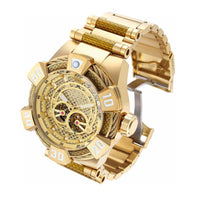 Invicta Men's Automatic Watch - Jason Taylor Gold Tone Glass Fiber Dial Steel | 36297 ,