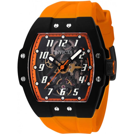 Invicta Men's Automatic Watch - JM Correa Titanium Case Orange Rubber Strap | 44408 ,
