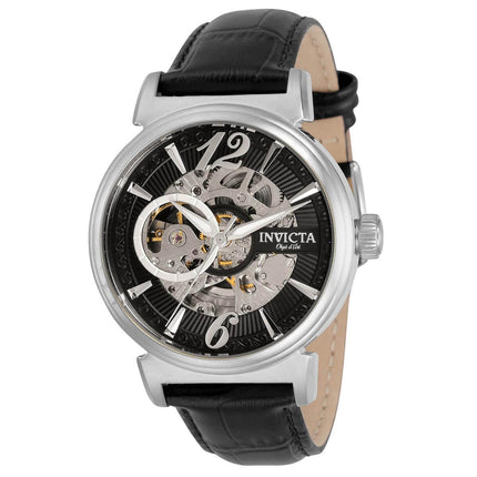 Invicta Men's Automatic Watch - Objet D Art Black Leather Strap | 30461 ,