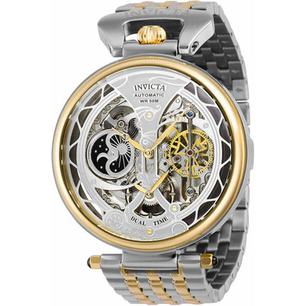 Invicta Men's Automatic Watch - Objet D Art Skeleton Dial Two Tone Bracelet | 38382 ,