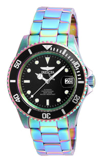 Invicta Men's Automatic Watch - Pro Diver Black Dial Iridescent Steel Dive | 26600 ,