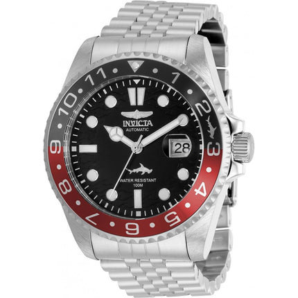 Invicta Men's Automatic Watch - Pro Diver Black Dial Silver Steel Bracelet | 35149 ,