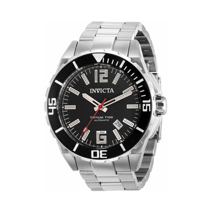 Invicta Men's Automatic Watch - Pro Diver Black Dial Silver Steel Bracelet | 39416 ,