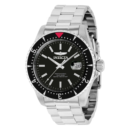 Invicta Men's Automatic Watch - Pro Diver Black Dial Silver Tone Bracelet | 36780 ,