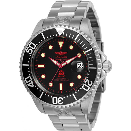 Invicta Men's Automatic Watch - Pro Diver Black Dial Stainless Steel Bracelet | 24764 ,