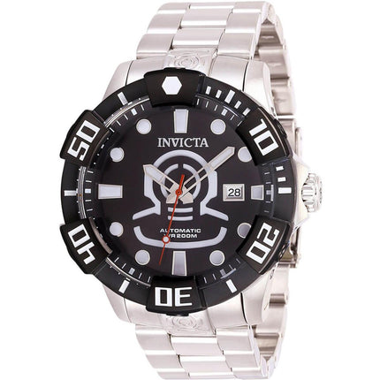 Invicta Men's Automatic Watch - Pro Diver Black Dial Stainless Steel Bracelet | 26977 ,