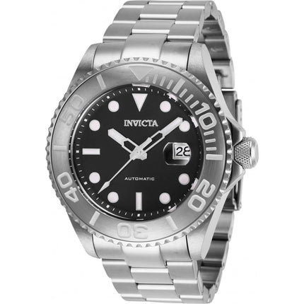 Invicta Men's Automatic Watch - Pro Diver Black Dial Stainless Steel Bracelet | 27304 ,