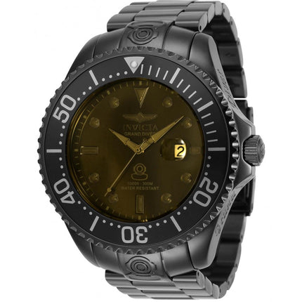Invicta Men's Automatic Watch - Pro Diver Black Stainless Steel Bracelet | 33422 ,
