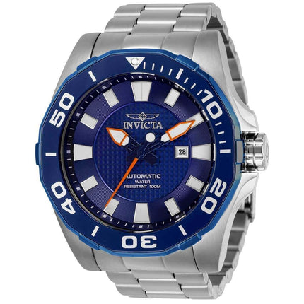 Invicta Men's Automatic Watch - Pro Diver Blue Dial Silver Bracelet | 30509 ,