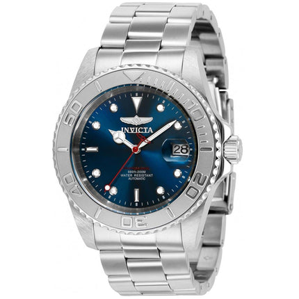 Invicta Men's Automatic Watch - Pro Diver Blue Dial Silver Steel Bracelet | 36746 ,