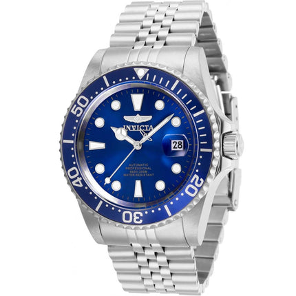 Invicta Men's Automatic Watch - Pro Diver Blue Dial Silver Tone Bracelet | 30092 ,