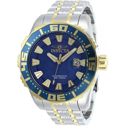 Invicta Men's Automatic Watch - Pro Diver Blue Dial Two Tone Bracelet | 30293 ,