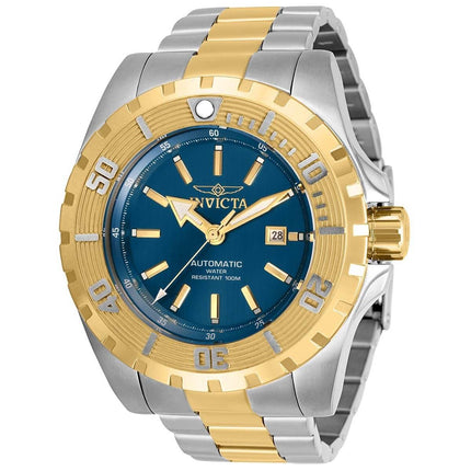 Invicta Men's Automatic Watch - Pro Diver Blue Dial Two Tone Bracelet | 30502 ,