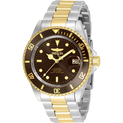 Invicta Men's Automatic Watch - Pro Diver Desert Sand Dial Date SS Bracelet| 35701 ,