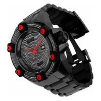 Invicta Men's Automatic Watch - Pro Diver Diamond Pave Dial Black SS Bracelet | 34187 ,