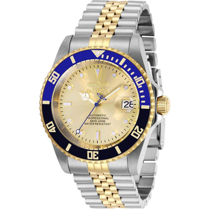 Invicta Men's Automatic Watch - Pro Diver Gold Tone Dial Two Tone Bracelet | 29181 ,