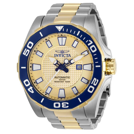 Invicta Men's Automatic Watch - Pro Diver Gold Tone Dial Two Tone Bracelet | 30511 ,