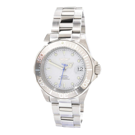 Invicta Men's Automatic Watch - Pro Diver Grey Dial Stainless Steel Bracelet | 9610 ,