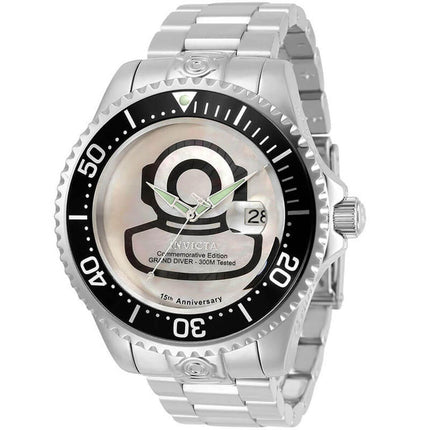 Invicta Men's Automatic Watch - Pro Diver Mother of Pearl Dial Bracelet Dive | 30654 ,