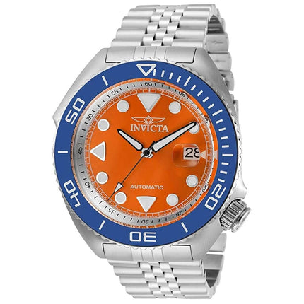 Invicta Men's Automatic Watch - Pro Diver Orange and Silver Dial Bracelet | 30413 ,