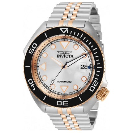 Invicta Men's Automatic Watch - Pro Diver Rose Gold and Silver Dial Bracelet | 30419 ,