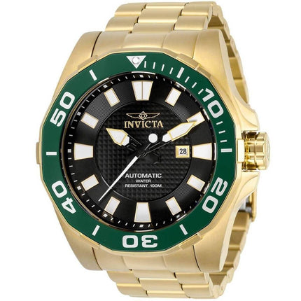 Invicta Men's Automatic Watch - Pro Diver Rotating Bezel Black Dial Bracelet | 30516 ,