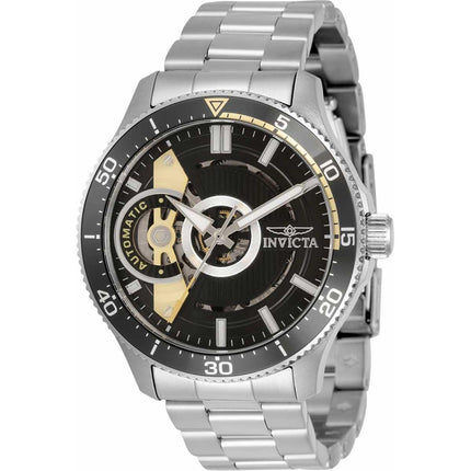 Invicta Men's Automatic Watch - Pro Diver Rotating Bezel Silver Bracelet | 34050 ,