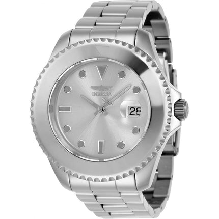 Invicta Men's Automatic Watch - Pro Diver Silver Tone Dial Bracelet | 35038 ,
