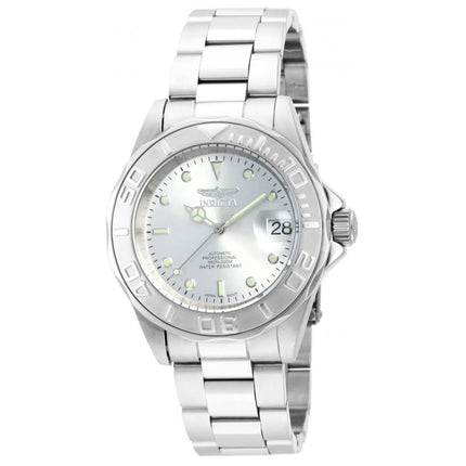 Invicta Men's Automatic Watch - Pro Diver Silver Tone Dial Silver Bracelet | 16648 ,