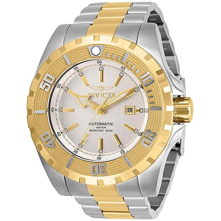 Invicta Men's Automatic Watch - Pro Diver Silver Tone Dial Steel Bracelet | 30501 ,
