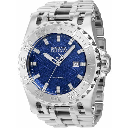 Invicta Men's Automatic Watch - Reserve Chaos Blue Dial Silver Tone Bracelet | 38707 ,