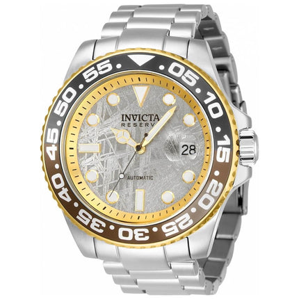 Invicta Men's Automatic Watch - Reserve Silver and Gold Dial Steel Bracelet | 34202 ,