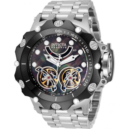 Invicta Men's Automatic Watch - Reserve Venom MOP Dial Silver Tone Bracelet | 33547 ,