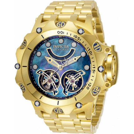 Invicta Men's Automatic Watch - Reserve Venom MOP Dial Yellow Gold Bracelet | 33550 ,