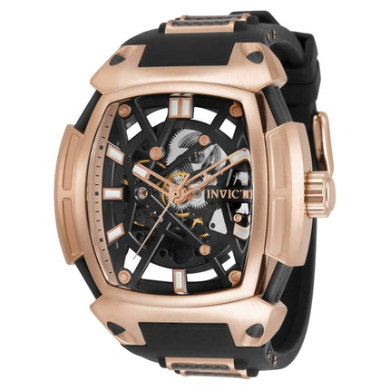 Invicta Men's Automatic Watch - S1 Rally Diablo Black and Rose Gold Strap | 34630 ,