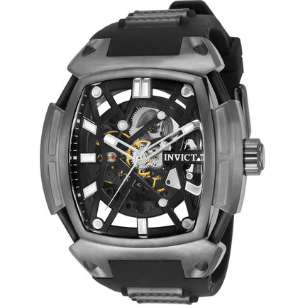 Invicta Men's Automatic Watch - S1 Rally Diablo Black Skeleton Dial Strap | 34631 ,