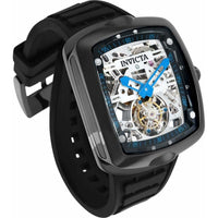 Invicta Men's Automatic Watch - S1 Rally Diablo Skeleton Dial Black Strap | 35283 ,