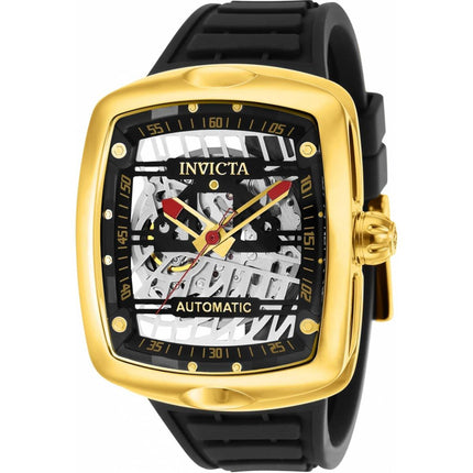 Invicta Men's Automatic Watch - S1 Rally Diablo Skeleton Dial Rubber Strap | 35287 ,