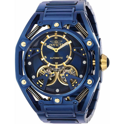 Invicta Men's Automatic Watch - S1 Rally Open Heart Dial Blue Steel Bracelet | 36092 ,