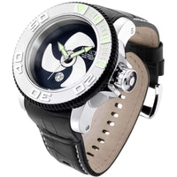 Invicta Men's Automatic Watch - Sea Hunter Black Genuine Leather Strap | 34781 ,