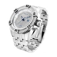 Invicta Men's Automatic Watch - Shaq Diamond Pave Silver Dial Steel Bracelet | 33779 ,
